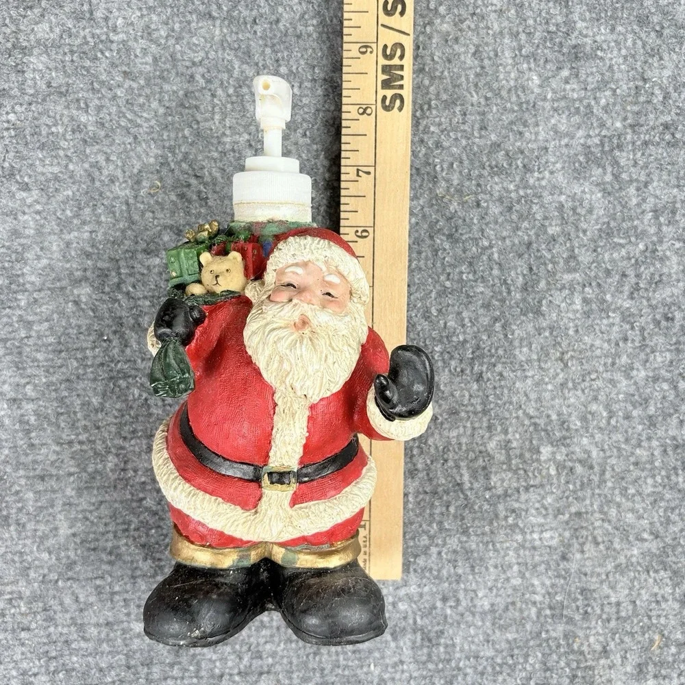 Vintage Y2K Santa Claus Soap Dispenser Christmas Decor Carolina Pottery‎ Resin